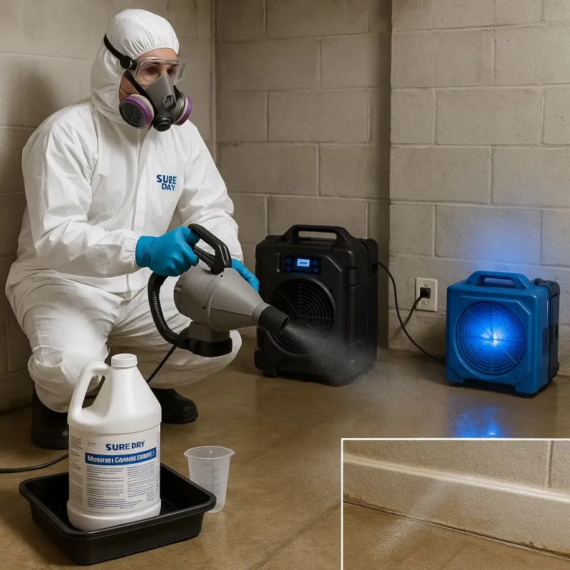 Sanitization and Odor Removal process in San Jacinto, CA